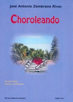 Cover Choroleando für 3 Flöten Partitur und Stimmen