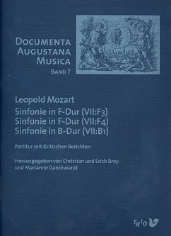 Cover 3 Sinfonien für 2 Hörner, Streicher und Bc Partitur