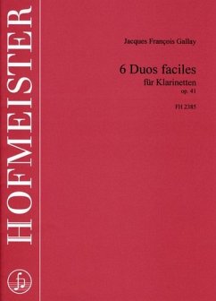 Cover 6 duos faciles op.41 für 2 Klarinetten Spielpartitur