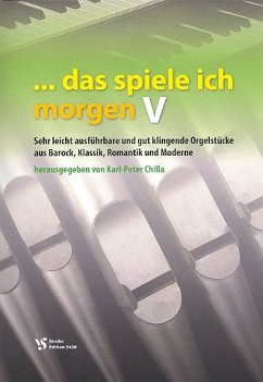 Cover Das spiele ich morgen Band 5 für Orgel