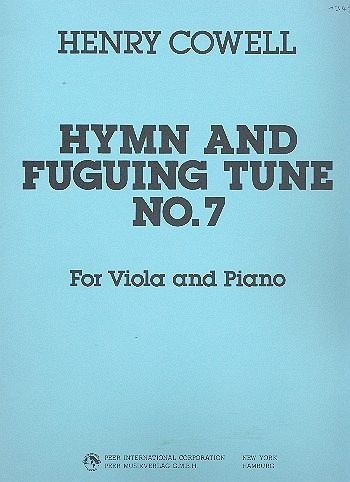 Hymn and fuguing Tune no.7 for viola and piano
