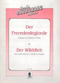 Cover Der Fremdenlegionär und Der Wilddieb für Akkordeon