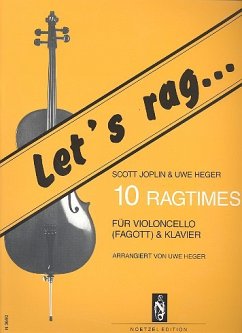 Cover Let's rag 10 Ragtimes für Violoncello und Klavier