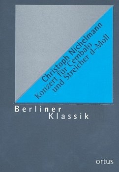 Konzert d-Moll für Cembalo und Streicher Partitur