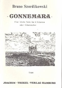 Cover Connemara für 4 Gitarren (Ensemble) Partitur und Stimmen