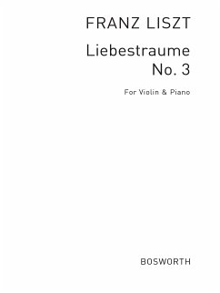 Cover Liebestraum Nr.3 für Violine und Klavier