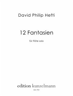 Cover 12 Fantasien für Flöte solo