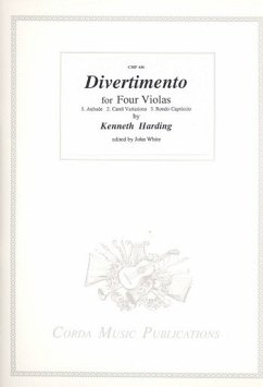 Cover Divertimento for 4 violas score and parts