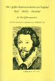 Die 3 großen Renaissancemeister aus England für 4 Blockflöten (SATB) Spielpartitur