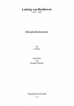 Mondscheinsonate-Kanon für Keyboard