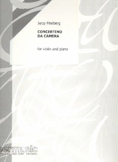 Cover Concertino da camera for violin and piano