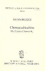Cover Chowanschtschina Libretto (dt)