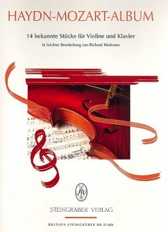 Cover Haydn-Mozart-Album 14 bekannte Stücke für Violine und Klavier