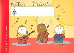 Cover Notenschulheft Noten-Malbuch 4 Systeme