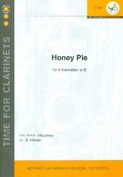 Cover Honey Pie für 5 Klarinetten Partitur und Stimmen