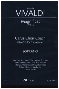 Magnificat g-Moll RV610 - Chorstimme Sopran Playalong-CD