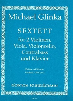 Cover Sextett für Klavier, 2 Violinen, Viola, Cello und Kontrabass 6 Spielpartituren