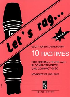 Cover Let's rag (+CD) für Blockflöte (SAT, Oboe)