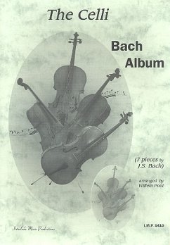 Cover Bach Album für 4 Violoncelli Partitur und Stimmen