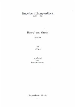 Cover Hänsel und Gretel (Auszüge) für Keyboard/E-Piano