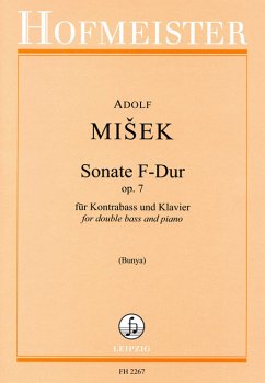 Cover Sonate F-Dur op.7 für Kontrabaß und Klavier
