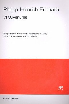 Cover 6 Ouvertures Band 2 (nos.4-6) für Orchester Partitur