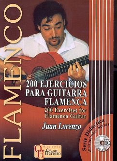 Cover 200 Ejercicios (+CD): para guitarra flamenca con tabulatura