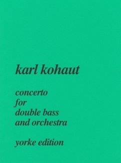 Cover Concerto for double bass and orchestra for double bass and piano