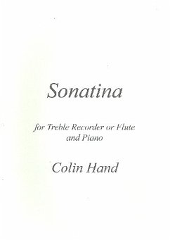 Cover Sonatina for treble recorder (flute) and piano