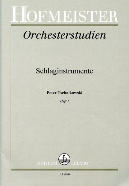 Orchesterstudien Band 1 für Schlaginstrumente Orchesterstudien Band 1 für Schlaginstrumente