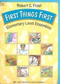 First Things first for string orchestra viola elementary level First Things first for string orchestra viola elementary level