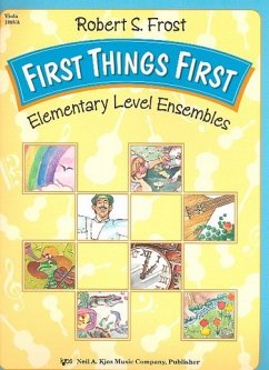 Cover First Things first for string orchestra viola elementary level
