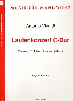 Cover Lautenkonzert C-Dur Fassung für Mandoline und Gitarre