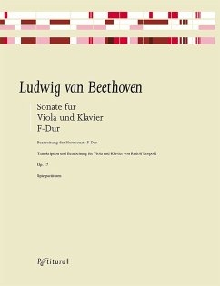 Cover Sonate F-Dur op.17 für Horn und Klavier für Viola und Klavier 2 Spielpartituren