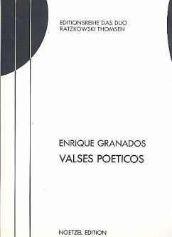 Cover Valses poeticos für 2 Gitarren Spielpartitur