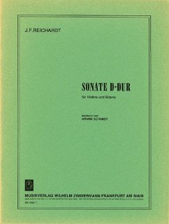 Cover Sonate D-Dur für Violine und Gitarre