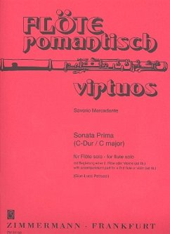 Sonata prima C-dur für Flöte ( 2.Flöte/ Violine ad lib. )