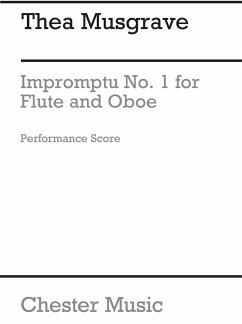 Cover Impromptu no.1 for flute and oboe performance score