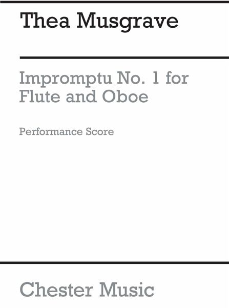 Impromptu no.1 for flute and oboe performance score Impromptu no.1 for flute and oboe performance score