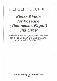 Cover Kleine Studie für Posaune (Violoncello, Fagott) und Orgel