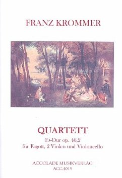 Cover Quartett Es-Dur op.46,2 für Fagott, 2 Violen und Violoncello Partitur und Stimmen