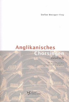 Cover Anglikanisches Chorsingen deutsch für gem Chor a cappella Partitur