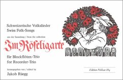 Cover Im Röseligarte Schweizer Volkslieder für 3 Blockflöten Spielpartitur