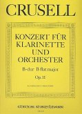 Konzert B-Dur op.11 für Klarinette und Orchester für Klarinette und Klavier Konzert B-Dur op.11 für Klarinette und Orchester für Klarinette und Klavier