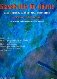 Cover Klassik Hits Band 1 für Gitarre Barock, Klassik, Romantik Noten und Tab