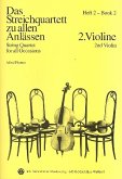 Das Streichquartett zu allen Anlässen Band 2 Violine 2 Das Streichquartett zu allen Anlässen Band 2 Violine 2