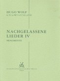 Nachgelassene Lieder Band 4 für Gesang und Klavier