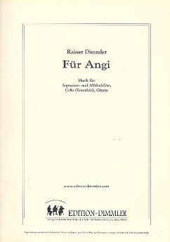 Für Angi für Sopranino- und Altblockflöte, Violoncello und Gitarre Partitur und Stimmen