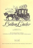 Heitere Lieder 50 leicht spielbare Volkslieder für Akkordeon (Mundharmonika, Blockflöte, Violine und andere Melodie-Instrumente)