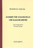 Konzert für Violoncello und Blasorchester Studienpartitur